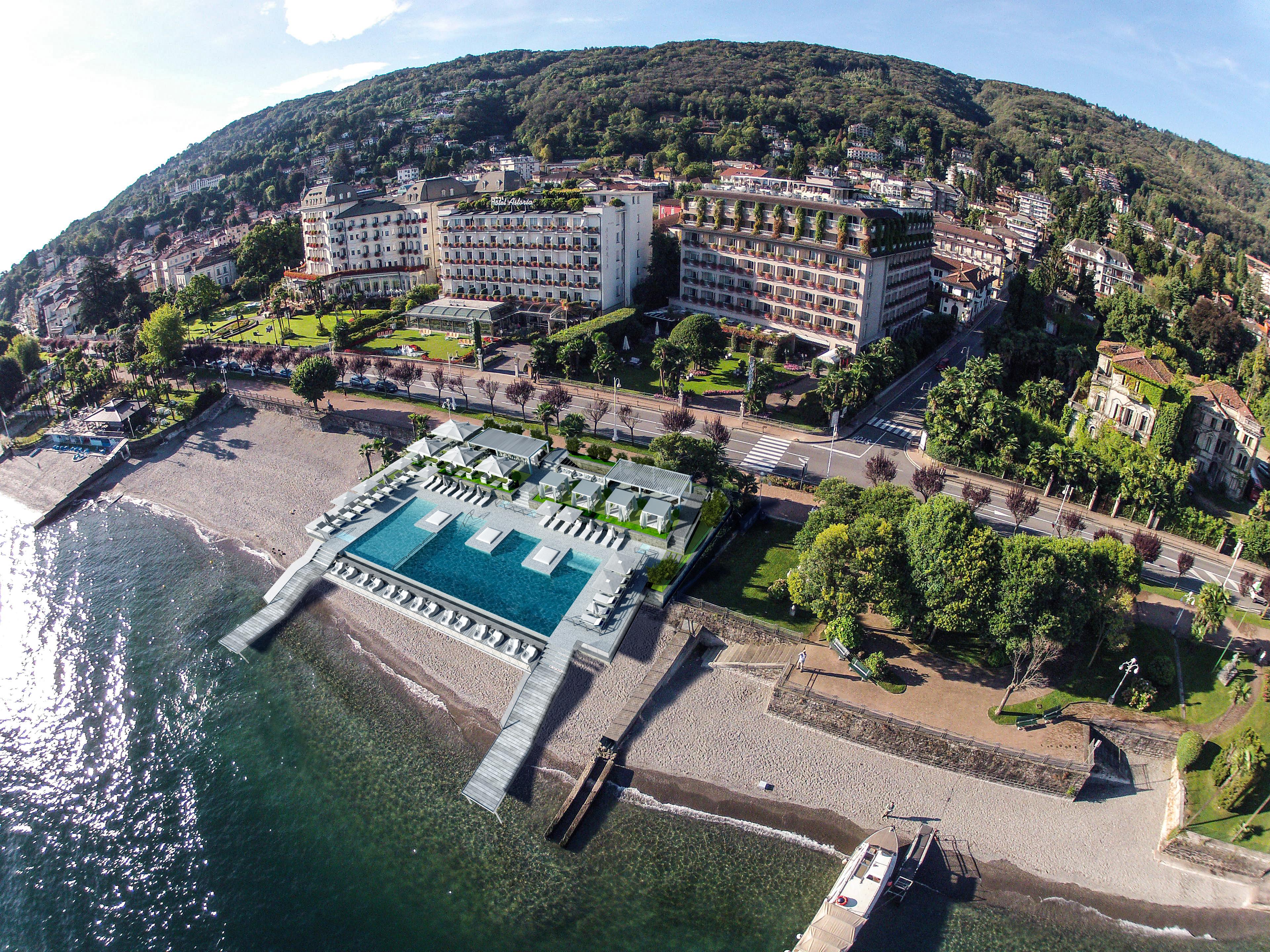 Hotel La Palma Stresa Esterno foto