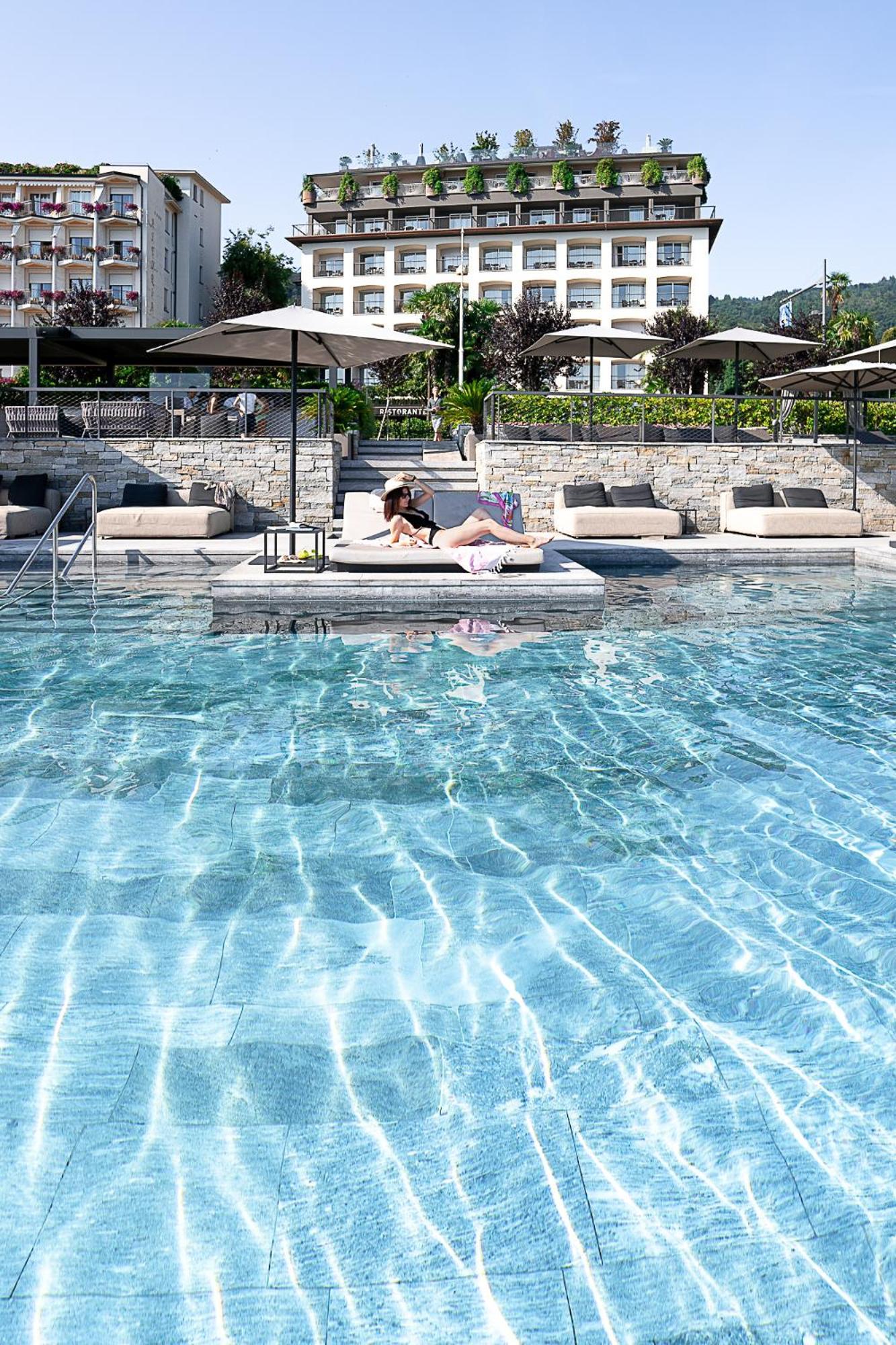 Hotel La Palma Stresa Esterno foto