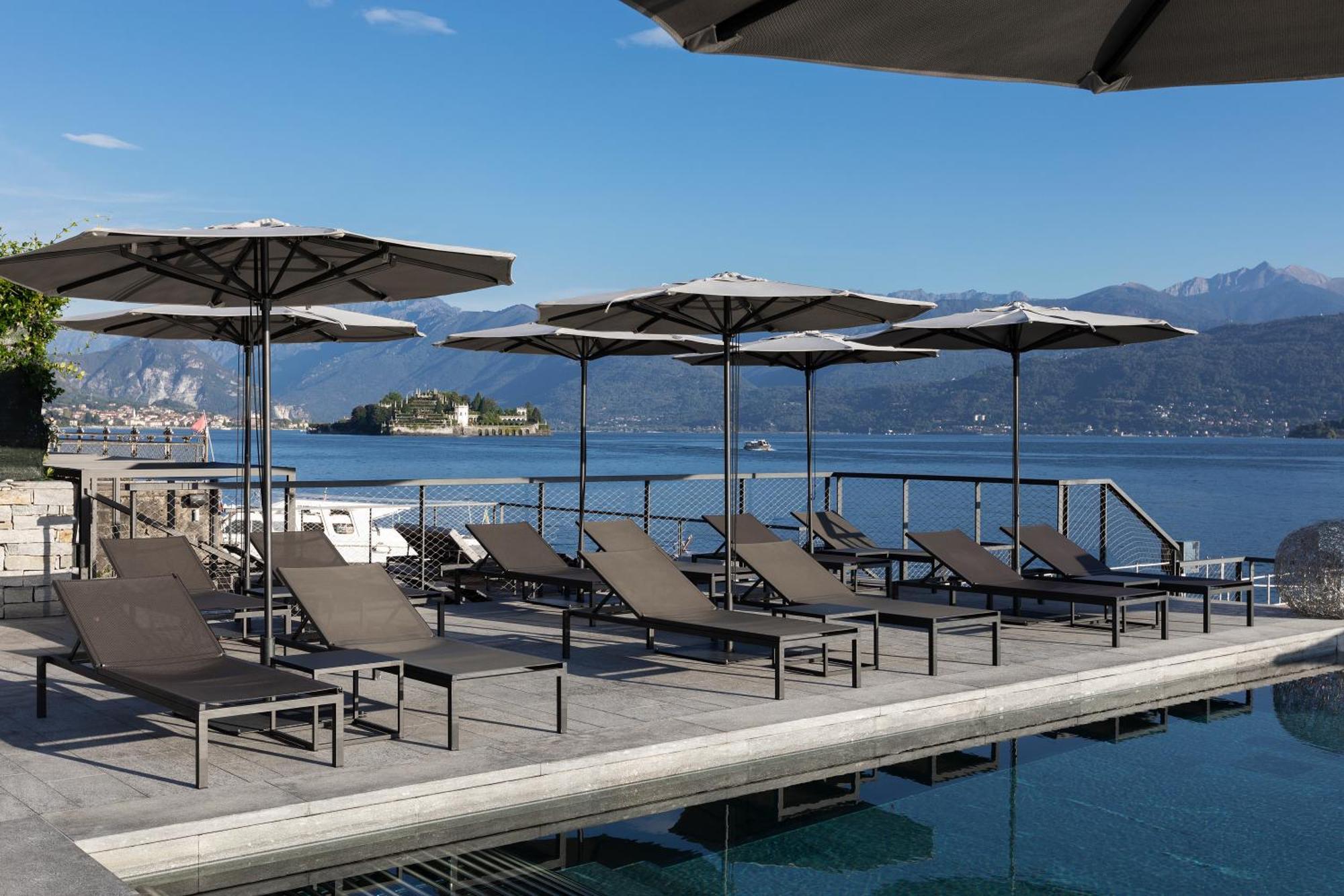 Hotel La Palma Stresa Esterno foto